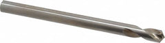Interstate - 3/8" Body Diam, 120°, 5" OAL, High Speed Steel Spotting Drill - Exact Tool & Supply