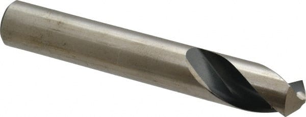 Interstate - 3/4" Body Diam, 120°, 5" OAL, High Speed Steel Spotting Drill - Exact Tool & Supply