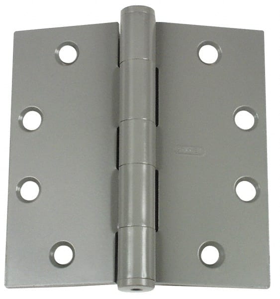 Stanley - 4-1/2" Long x 4-1/2" Wide Bronze Concealed Ball Bearing Commercial Hinge - Exact Tool & Supply