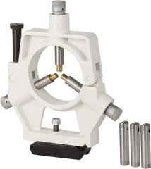 Clausing - Steady Lathe Rest - Compatible with Toolroom Lathes, 3/8 to 9-3/8" Workpiece Diam - Exact Tool & Supply