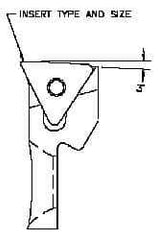 Parlec - Series 2, Right Hand Cut, Boring Cartridge - TCMT11 Insert, 0° Lead Angle - Exact Tool & Supply