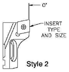 Parlec - Boring Cartridge - CCMT12 Insert - Exact Tool & Supply