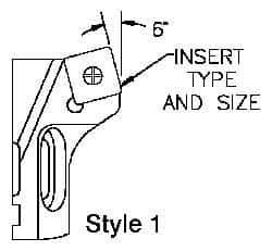Parlec - Boring Cartridge - SCMT12 Insert - Exact Tool & Supply