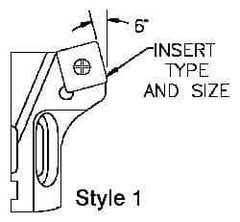 Parlec - Boring Cartridge - SCMT12 Insert - Exact Tool & Supply