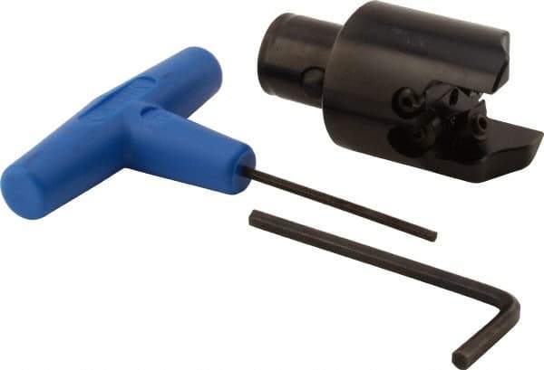 Parlec - 1-1/2" Body Diam, Manual Twin Cutter Boring Head - 40.13mm to 64.26mm Bore Diam - Exact Tool & Supply