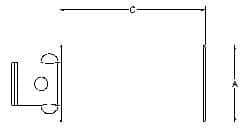 Parlec - PC6 Modular Connection, 2.5 Inch Diameter, Tool Holder Blank - 9 Inch Projection Gage Line to Nose End - Exact Tool & Supply