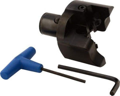 Parlec - 89.92mm Body Diam, Manual Twin Cutter Boring Head - 99.6mm to 157.48mm Bore Diam - Exact Tool & Supply