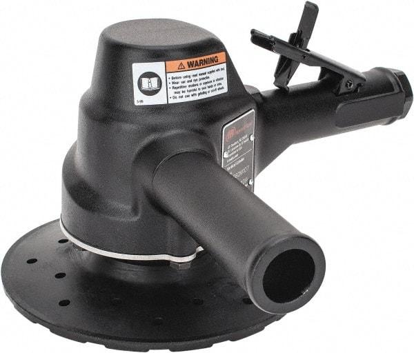 Ingersoll-Rand - 7" Max Disc, 6,000 RPM, Pneumatic Handheld Disc Sander - 61 CFM, 1/2 NPT Inlet, 2 hp - Exact Tool & Supply