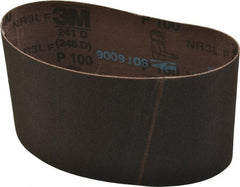 3M - 3-1/2" Wide x 15-1/2" OAL, 100 Grit, Aluminum Oxide Abrasive Belt - Exact Tool & Supply