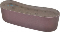 3M - 4" Wide x 36" OAL, 60 Grit, Aluminum Oxide Abrasive Belt - Aluminum Oxide, Medium, Coated, X Weighted Cloth Backing, Series 341D - Exact Tool & Supply