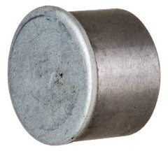 Mag-Mate - 10-32 Thread, 3/4" Diam, 1/2" High, 22 Lb Average Pull Force, Neodymium Rare Earth Pot Magnet - 0.15" Deep Tapped Hole, Steel Pot, Uninsulated - Exact Tool & Supply