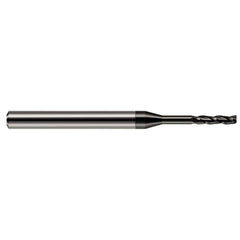 Harvey Tool - 1/4", 1-1/2" LOC, 1/4" Shank Diam, 4" OAL, 3 Flute Solid Carbide Square End Mill - Exact Tool & Supply