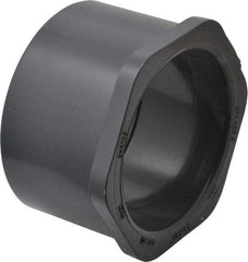 Value Collection - 3 x 2-1/2" PVC Plastic Pipe Reducer Bushing - Schedule 80, Spig x Soc End Connections - Exact Tool & Supply