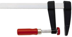 Bessey - 4-3/4" Deep Throat, 12" Max Capacity, Standard Sliding Arm Clamp - 1,980 Lb Clamping Pressure, 0.7" Spindle Diam - Exact Tool & Supply