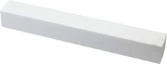 Made in USA - 150 Grit Aluminum Oxide Rectangular Dressing Stick - 8 x 1 x 1, Very Fine Grade, Vitrified Bond - Exact Tool & Supply