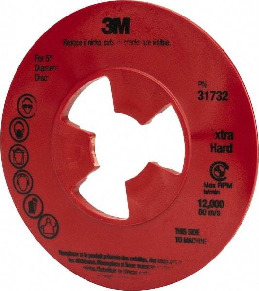 3M - Abrasive Disc Face Plate - 12,000 RPM - Exact Tool & Supply