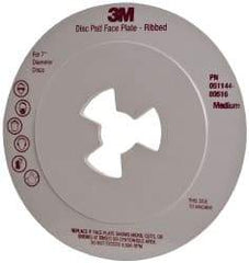 3M - Abrasive Disc Face Plate - 8,500 RPM - Exact Tool & Supply