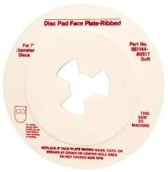 3M - Abrasive Disc Face Plate - 8,500 RPM - Exact Tool & Supply