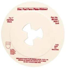 3M - Abrasive Disc Face Plate - 8,500 RPM - Exact Tool & Supply