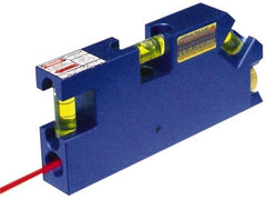 Laseraim - 1 Beam 500' Max Range Torpedo Laser Level - Red Beam, 1/8" at 25' Accuracy, 5" Long x 3/4" Wide x 2-1/4" High, Battery Not Included - Exact Tool & Supply