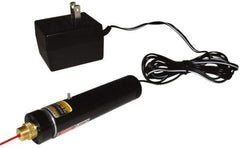 Laseraim - 1 Beam 500' Max Range Alignment Laser - Red Beam, 5/16" at 50' Accuracy, 3-3/4" Long x 3/4" Wide, Battery Not Included - Exact Tool & Supply