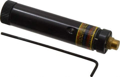Laseraim - 1 Beam 500' Max Range Alignment Laser - Red Beam, 5/16" at 50' Accuracy, 3-3/4" Long x 3/4" Wide, Battery Included - Exact Tool & Supply