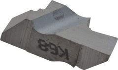 Kennametal - 2094NG Grade K68, 2.39mm Cutting Width Carbide Grooving Insert - 2.79mm Max Depth of Cut, Left Hand, 0.19mm Corner Radius, Uncoated - Exact Tool & Supply