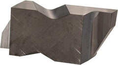 Kennametal - 3088NG Grade K68, 2.24mm Cutting Width Carbide Grooving Insert - 2.39mm Max Depth of Cut, Right Hand, 0.19mm Corner Radius, Uncoated - Exact Tool & Supply