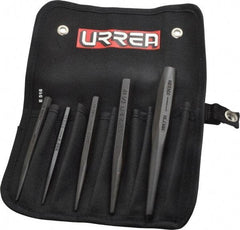 Urrea - 5 Piece, 1/4 to 5/8", Center Punch Set - Comes in Vinyl Pouch - Exact Tool & Supply