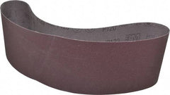 3M - 6" Wide x 48" OAL, 120 Grit, Aluminum Oxide Abrasive Belt - Aluminum Oxide, Fine, Coated, X Weighted Cloth Backing, Series 241D - Exact Tool & Supply