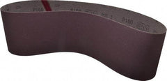 3M - 6" Wide x 48" OAL, 150 Grit, Aluminum Oxide Abrasive Belt - Aluminum Oxide, Very Fine, Coated, X Weighted Cloth Backing, Series 241D - Exact Tool & Supply