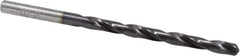 Chicago-Latrobe - #10 135° High Speed Steel Jobber Drill - TiAlN Finish, Right Hand Cut, Spiral Flute, Straight Shank, 3-5/8" OAL, Split Point - Exact Tool & Supply