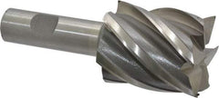 Interstate - 1-3/4", 2" LOC, 3/4" Shank Diam, 4-1/2" OAL, 6 Flute, Cobalt Square End Mill - Single End, Uncoated, Spiral Flute, 30° Helix, Centercutting, Right Hand Cut, Right Hand Flute - Exact Tool & Supply