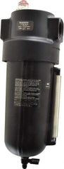 Norgren - 1 NPT Port, 250 Max psi, Heavy-Duty Lubricator - Metal Bowl with Sight Glass, Aluminum Body, 275 CFM, 175°F Max, 4-1/2" Wide x 12.43" High - Exact Tool & Supply