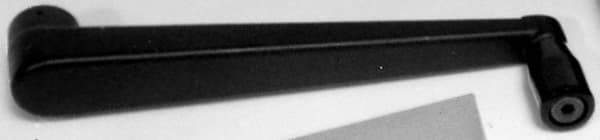 Gibraltar - Revolving Crank Handle - 5/16" Square Bore, Plastic/Aluminum - Exact Tool & Supply