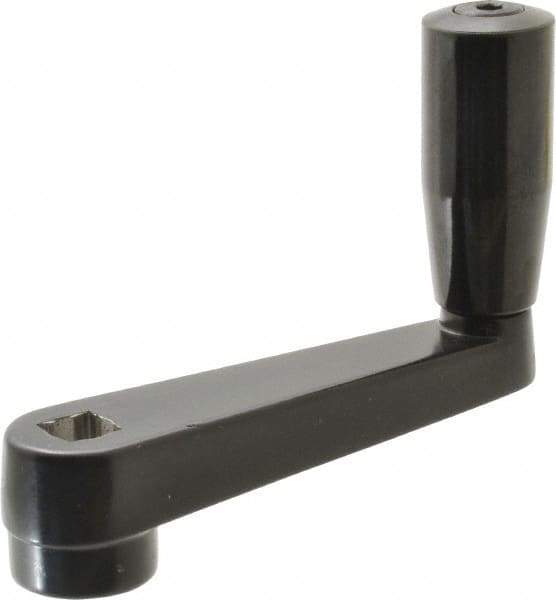 Gibraltar - Revolving Crank Handle - 3/8" Square Bore, Plastic/Aluminum - Exact Tool & Supply