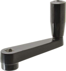 Gibraltar - Revolving Crank Handle - 3/8" Square Bore, Plastic/Aluminum - Exact Tool & Supply
