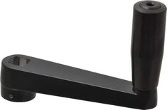 Gibraltar - Revolving Crank Handle - 1/2" Square Bore, Plastic/Aluminum - Exact Tool & Supply