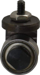 SPI - #4-48, 1/2" Ball Diam, Steel Roller Contact Point - 1/2" Contact Point Length, Use with Dial Indicators - Exact Tool & Supply