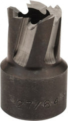 Hougen - 27/64" Diam x 1/4" Deep High Speed Steel Annular Cutter - Exact Tool & Supply