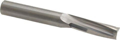 Onsrud - 3/8" Cutting Diam x 1-1/8" Length of Cut, 3 Flute, Upcut Spiral Router Bit - Uncoated, Right Hand Cut, Solid Carbide, 3" OAL x 3/8" Shank Diam, Three Edge, 10° Helix Angle - Exact Tool & Supply