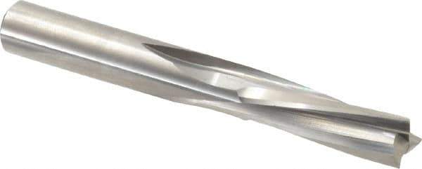 Onsrud - 3/8" Cutting Diam x 1-1/8" Length of Cut, 3 Flute, Downcut Spiral Router Bit - Uncoated, Right Hand Cut, Solid Carbide, 3" OAL x 3/8" Shank Diam, Three Edge, 10° Helix Angle - Exact Tool & Supply