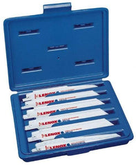 Lenox - 8" Long x 1" Thick, Bi-Metal Reciprocating Saw Blade - 8 TPI, Toothed Edge, Universal Shank - Exact Tool & Supply
