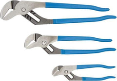 Channellock - 3 Piece Tongue & Groove Plier Set - Comes in Display Card - Exact Tool & Supply