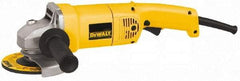 DeWALT - 5" Wheel Diam, 10,000 RPM, Corded Angle & Disc Grinder - 5/8-11 Spindle, 12 Amps - Exact Tool & Supply