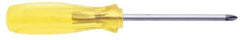 Urrea - #2, 12" OAL, Standard Phillips Screwdriver - 8" Handle Length, Round Shank, Acetate Handle - Exact Tool & Supply
