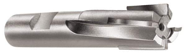Made in USA - 1-1/2", 1-1/2" LOC, 1-1/4" Shank Diam, 4-1/2" OAL, 4 Flute, Carbide-Tipped Square End Mill - Single End, Uncoated, Spiral Flute, 6° Helix, Right Hand Cut, Right Hand Flute - Exact Tool & Supply