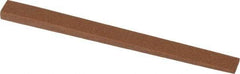 Norton - 4" Long x 5/16" Wide x 1/8" Thick, Aluminum Oxide Sharpening Stone - Taper, Medium Grade - Exact Tool & Supply