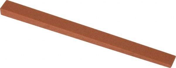 Norton - 4" Long x 5/16" Wide x 5/16" Thick, Aluminum Oxide Sharpening Stone - Taper, Fine Grade - Exact Tool & Supply