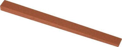 Norton - 4" Long x 5/16" Wide x 5/16" Thick, Aluminum Oxide Sharpening Stone - Taper, Fine Grade - Exact Tool & Supply